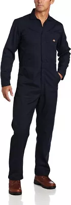 Dickies Men's Basic Blended Long Sleeve Coverall Jumpsuit Dark Navy 2XL Regular • $39.75