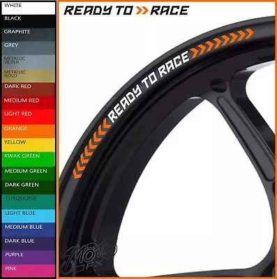 KTM READY TO RACE Wheel Rim Stickers Decals - Super Duke Exc 790 890 1190 1290 R • £9.98