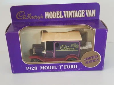 £8 • Buy Die Cast 1920 Model T Ford Van  Cadbury's Drinking Chocolate  Lledo Days Gone