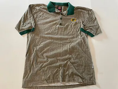 Green Bay Packers Vintage Polo Shirt L Large • $19.95