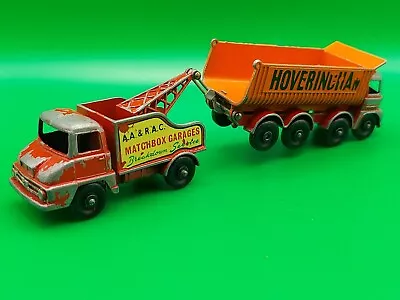 Lesney Matchbox Hoveringham Tipper Thames Trader Wreck Truck Breakdown AA RAC  • £5.99