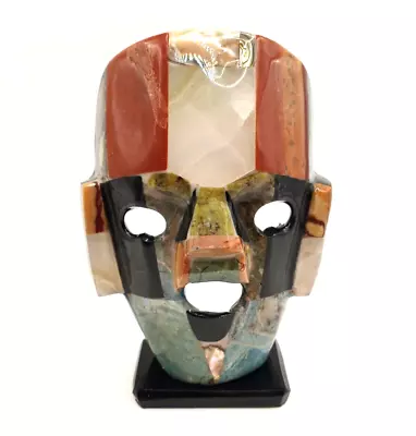 Vintage Abalone Stone Shell Face Mask Mexico Mayan Aztec • $20