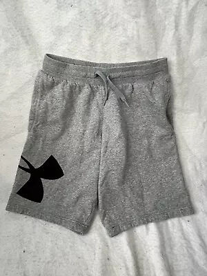 Under Armour Shorts Mens Sz Large Gray Sweatpants Athletic Casual Comfortable  • $12.60