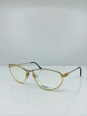 New Vintage FRED Lunettes Paris Eyeglasses Alize C. BiColore JJ Force 10 59-16mm • $899.99