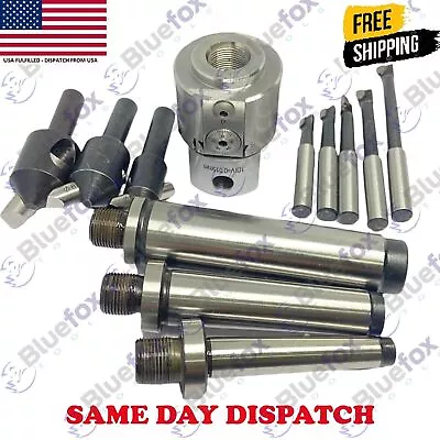 38MM Boring Head R8 1MT 2MT 3MT Shank Carbide Boring Bar Set Milling Bridgeport • $52.35