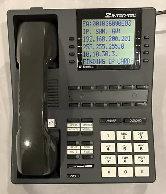 Inter-tel Axxess 770.4500 Large Display IP Phone (Charcoal) • $124.95