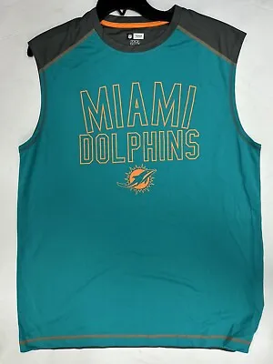 Miami Dolphins Men's  Dri Fit Sleeveless Tank  Large New • $19.99