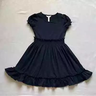 Matilda Jane Solid Black Short Sleeved Dress Size 8 • $20