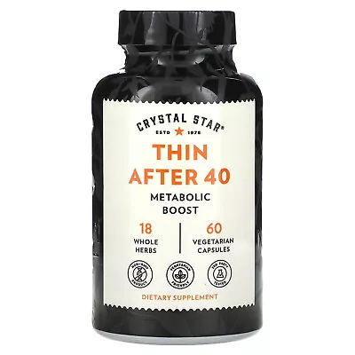 Crystal Star Thin After 40 60 Veggie Caps Gluten-Free GMP Quality Assured NSF • $23.31