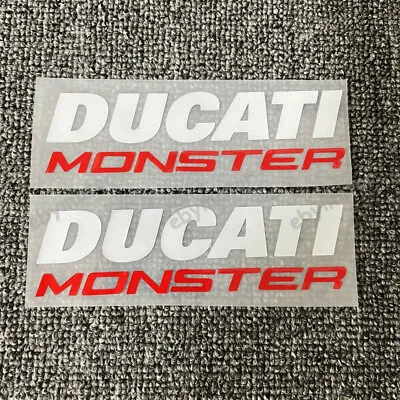 Motorcycle Fuel Tank Emblem Decals For Ducati MONSTER Bike Track Badge Stickers • $10.93