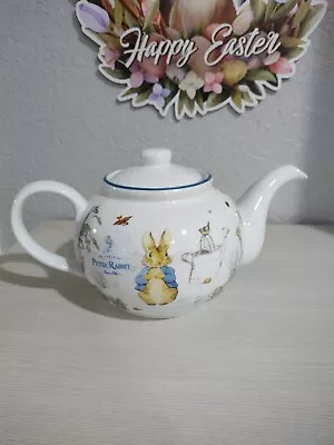 Peter Rabbit Teapot Ceramic Easter NEW SPRING Coffee Tea  • $22