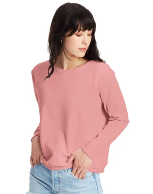 $14.23 • Buy Hanes EcoSmart® Women’s Crew Sweatshirt For Women, Recycled Cotton-Blend Fleece