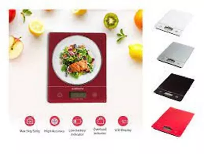 Sabichi 5kg Digital Kitchen Scales - Choice Of Colours • £12.55