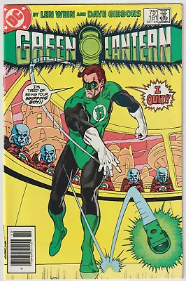 Green Lantern #181 (Oct 1984 DC) VG Condition (4.0) Hal Jordan Resigns As G.L. • $4