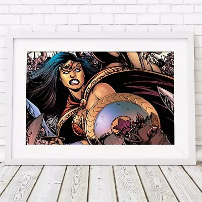 WONDER WOMAN - DC Comics Poster Picture Print Sizes A5 To A0 **FREE DELIVERY** • $19.95