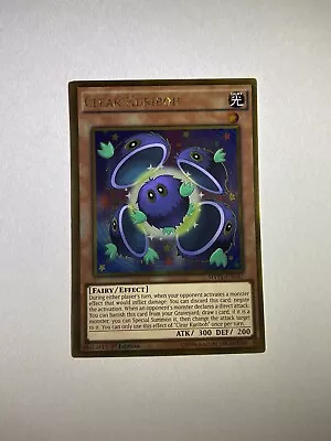 Clear Kuriboh Gold Rare 1st Edition MVP1-ENG47 Yugioh Card • £1.99