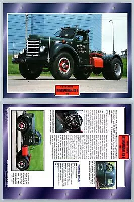 International KB-8 - 1948 - In-Line Engines - Atlas Trucks Maxi Card • $3.17