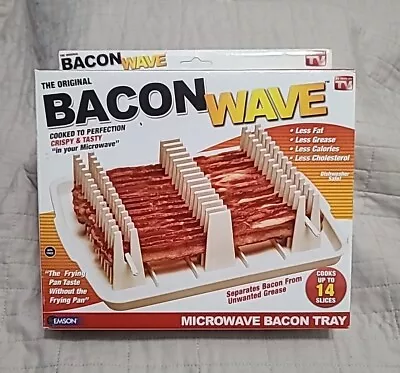 Emson The Original Bacon Wave Microwave Bacon Tray BPA Free NIB  • $19.99