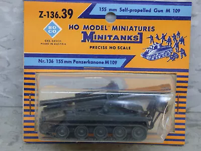 Roco Minitanks 1/87 Modern US M-109 155MM Self Propelled Artillery Lot#5161K • $16.95