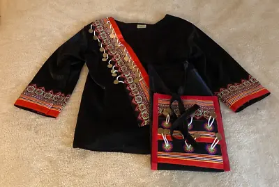 Traditional Hmong Clothing With Silver Coins Size 40 • $39.99