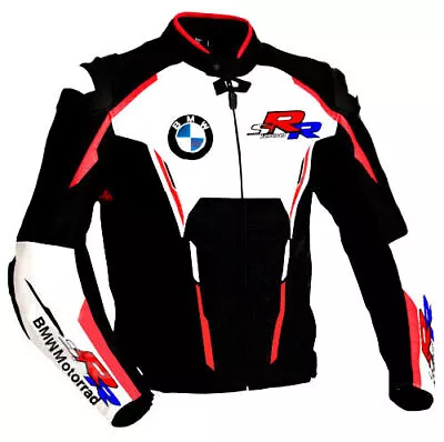BMW S1000RR Men Motorbike Leather Jacket Motorcycle Bikers Racing Sports CE • $168.47