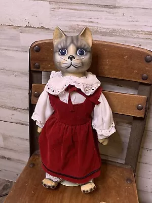 House Of Global Art Victoria Ashlea Originals Cat Musical Wind Up Porcelain Doll • $38.25