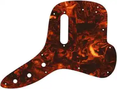 WD Custom Pickguard For Fender 1971-1977 Musicmaster Bass #05F Faux Tortiose • $49.99