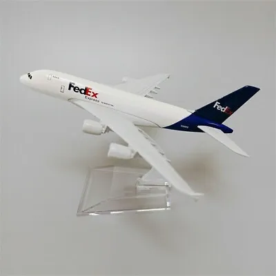 16cm A380 Airbus Fedex Metal Aircraft Plane Model Gift UK • £10.50