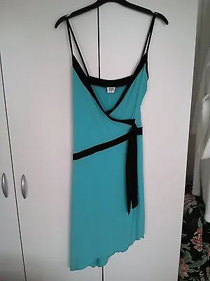 £8.99 • Buy VINTAGE Bay Trading Ladies Strappy Dress Size 8 Stretch Asymmetric Style BNWOT