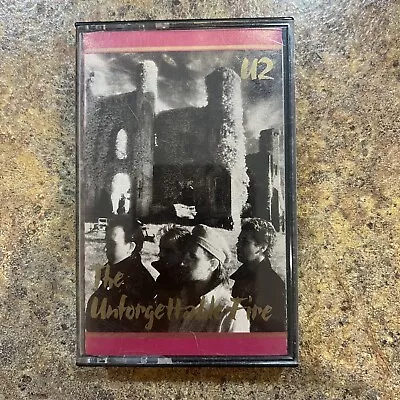 The Unforgettable Fire By U2 (Cassette 1984 Island) TESTED • $7.97