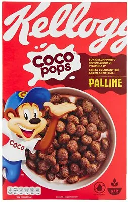 Kellogg's Coco Pops Cereal Balls Of Maize Cocoa Roasted Breakfast Vegan 365gr • $81.02