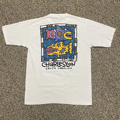 Vintage 1994 Charleston SC T-Shirt Size Large Retro • $14