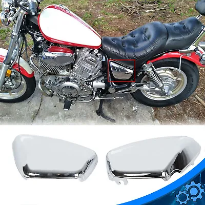 Left Right Side Chrome Battery Cover For Yamaha Virago 1100 XV1100 XV750 XV700 • $24.67