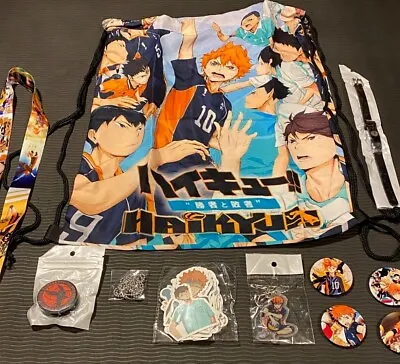 Haikyuu!! Anime Volleyball Birthday 10pcs Party Favors Backpack Stickers • $9.99