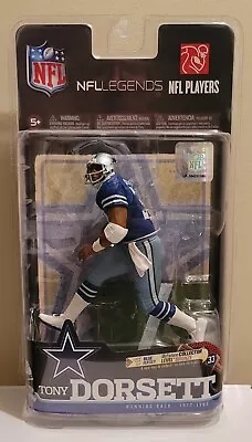 2010 Tony Dorsett McFarlane VARIANT NFL Legends Series 6 Bronze Cowboy 1498/2000 • $100