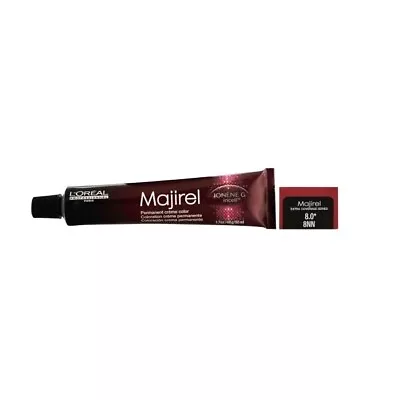Loreal Majirel Ionene G Incell Permanent Creme Color  8.0/8NN 1.7 Oz • $14.04