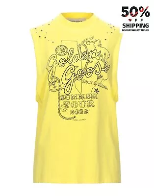 RRP €165 GOLDEN GOOSE DELUXE BRAND Muscle Top Size XS Embellished Made In Italy • $23.63