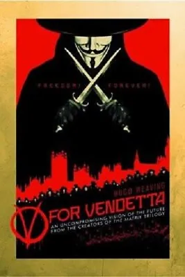 $6.63 • Buy Poster V For Vendetta Movie Wachowskis Hugo Weaving Natalie Portman McTeigue