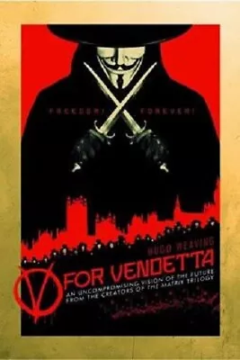 $6.63 • Buy Poster V For Vendetta Movie Wachowskis Hugo Weaving Natalie Portman McTeigue