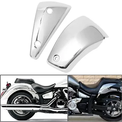 $75.99 • Buy Chrome Battery Side Fairing Covers Fit For Yamaha V Star 1300 XVS1300 2007-2017