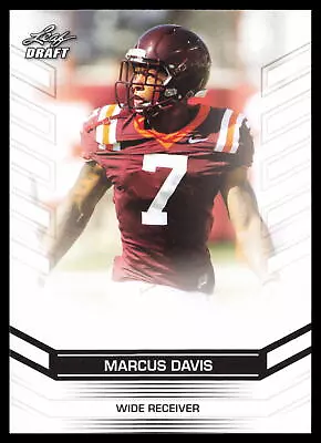 2013 Leaf Draft #45 Marcus Davis Virginia Tech Hokies • $1.29