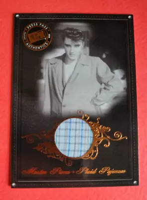 Elvis Presley Worn Pajamas Relic Swatch Costume Card 2008 Master Pieces • $54.95