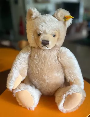 Vintage Original STEIFF Teddy Bear Blonde # 0201/41 Circa 1982 • $35