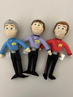 The Wiggles 20cm Jasnor Plush Dolls Lachy Simon Anthony Purple Red Blue • $39.99