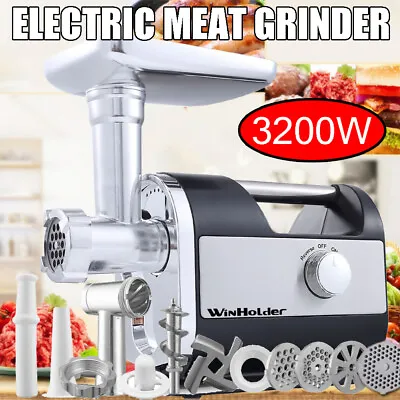 Heavy Duty Electric 3200W Meat Grinder Mincer & Sausage Maker Machine High-power • £75.99