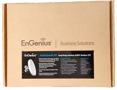 NEW EnGenius N-EnStationAC V2 Kit Long-Range Outdoor Access Points • $250