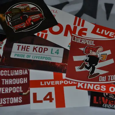 25x Liverpool Ultras-Style Stickers - Inspired By Merseyside Away Days Scousers • $8.30