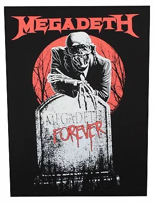 Large Megadeth Tombstone Woven Sew On Battle Jacket Back Patch • $14.95