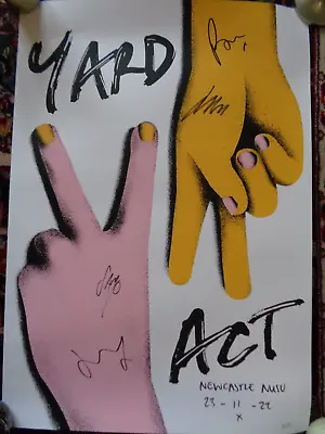 Yard Act Signed /autograph 2022 Tour Poster 3 Different Venues ...very Limited • $74.59