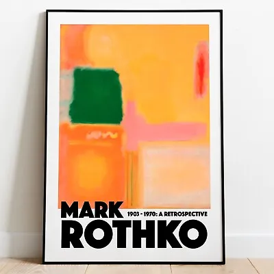 Mark Rothko Red Art Print Watercolour Print Abstract Expressionism • £11.69